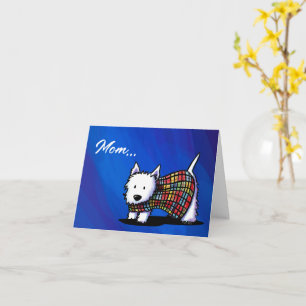 Westie-Hundemutter-Tag Karte