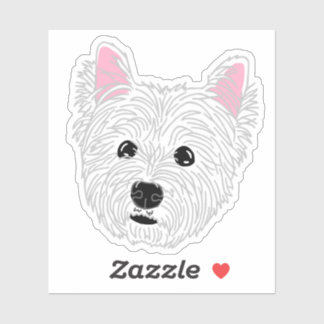 Westie-Hundemutter-Tasse - West Highland Terrier Aufkleber