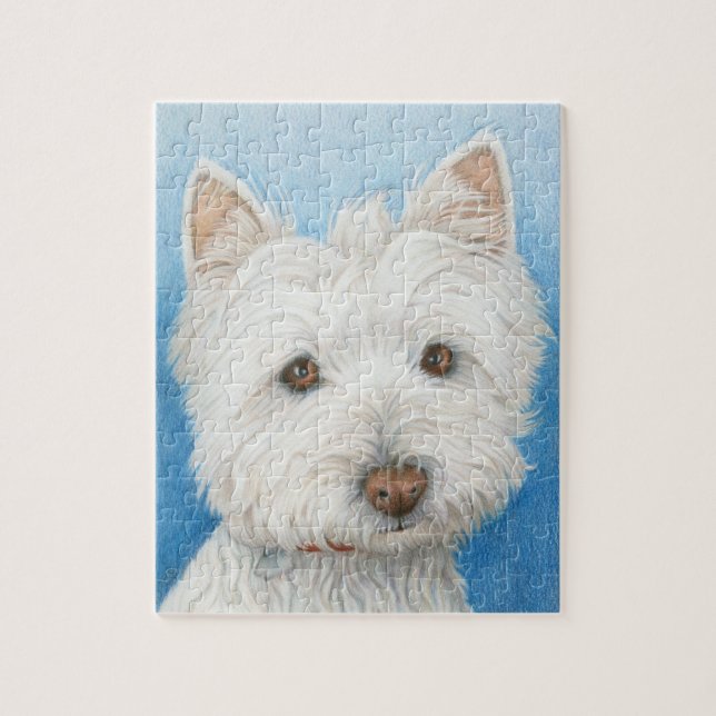 Westie Hundepuzzlespiel Puzzle (Vertikal)