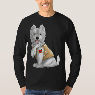 Westie I Liebe Mama Tattoo Dog Funny Mother Day Gi T-Shirt