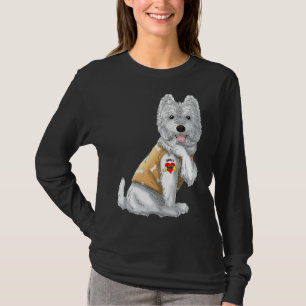 Westie I Liebe Mama Tattoo Dog Muttertag 1 T-Shirt