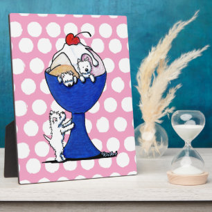 Westie Ice Cream Social Fotoplatte