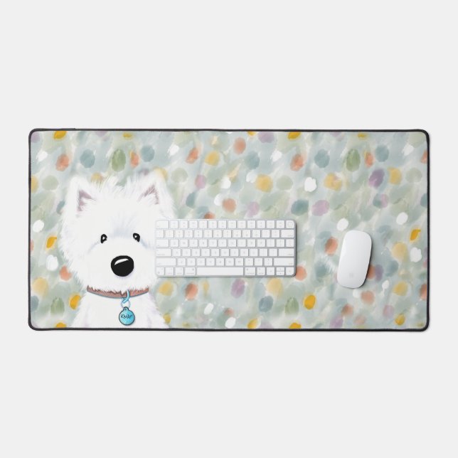 Westie Impressions Desk Mat Schreibtischunterlage (Tastatur & Maus)
