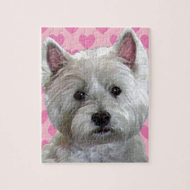 WESTIE IN MEINEM HERZEN PUZZLE (Vertikal)