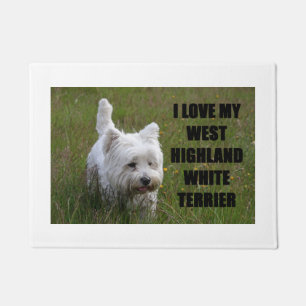westie Liebe w pic Fußmatte