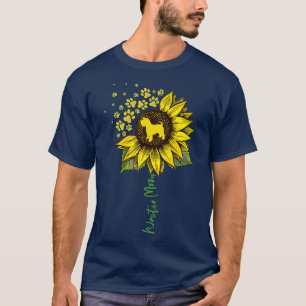Westie Mama Sunflower West Highland Terrier Gesche T-Shirt
