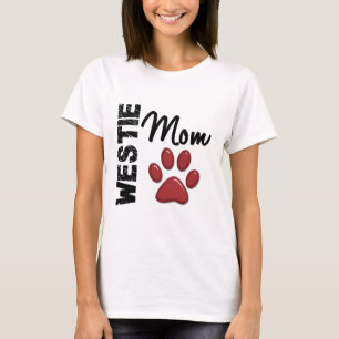 Westie Mama-Tatzen-Druck 2 T-Shirt