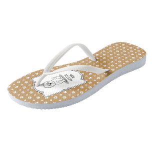 Westie Mama - West Highland White Terrier Mama Flip Flops
