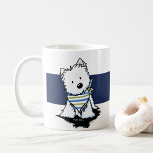 Westie Nautical KiniArt Tasse