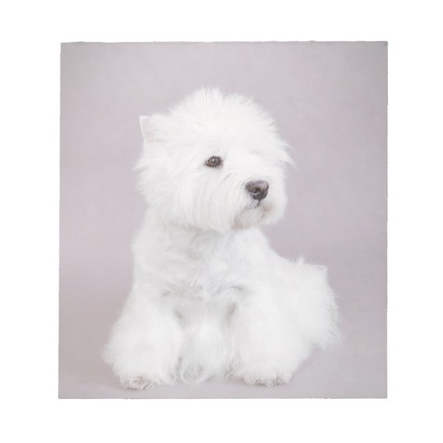 Westie Notizblock (Vorderseite)