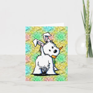 Westie Oaster Card Feiertagskarte