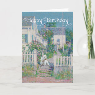 Westie on Guard Karte