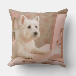 Westie Pillow - West Highland Terrier Pillow Kissen