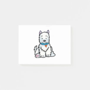 Westie Post-it Klebezettel