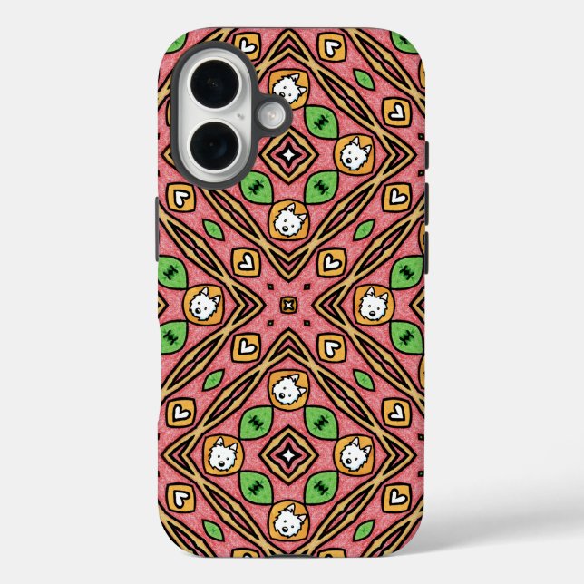 Westie Quilt Lovers Case-Mate iPhone Hülle (Rückseite)
