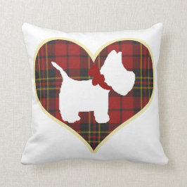 Westie Recht Kissen