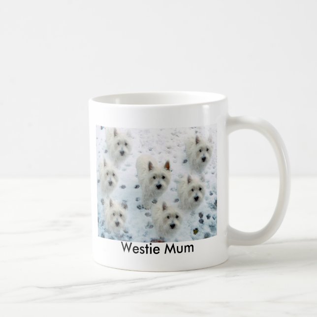 Westie Schalen-Tasse FÜR EIN WESTIE Kaffeetasse (Rechts)