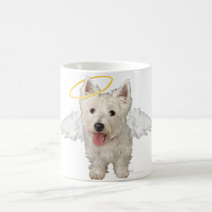 Westie-Schutzengel Kaffeetasse