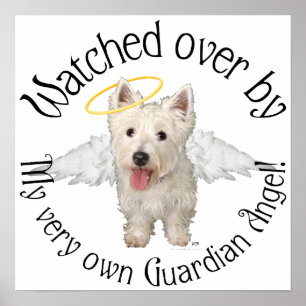 Westie Schutzengel Poster