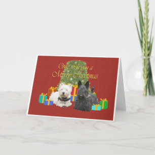 Westie & Scottie Frohe Weihnachten