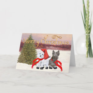 Westie Scottie Weihnachten