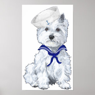 Westie Segler Poster
