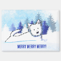 Westie Snowploe Winterhund