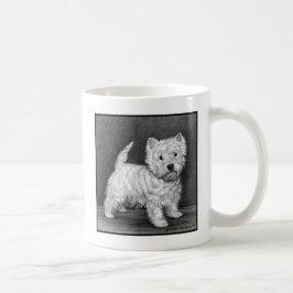 Westie Terrier Art von Glenda S. Harlan Kaffeetasse