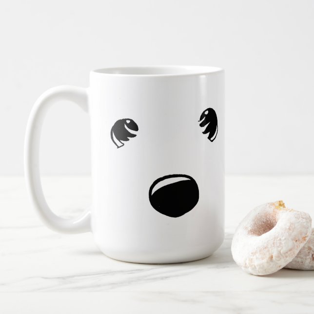 Westie Terrier Face Tasse (Mit Donut)