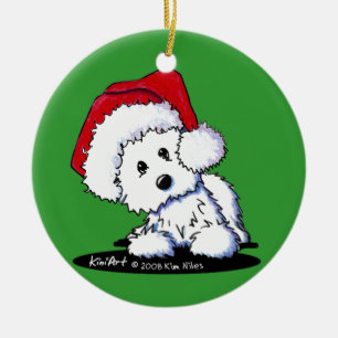 Westie Terrier Keramik Ornament