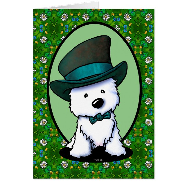 Westie Terrier Saint Paddy's Day (Vorne)