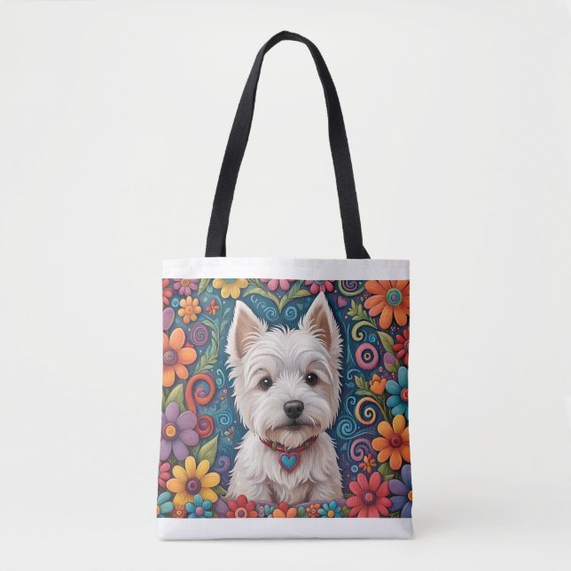 Westie Tote Bag (Vorderseite)