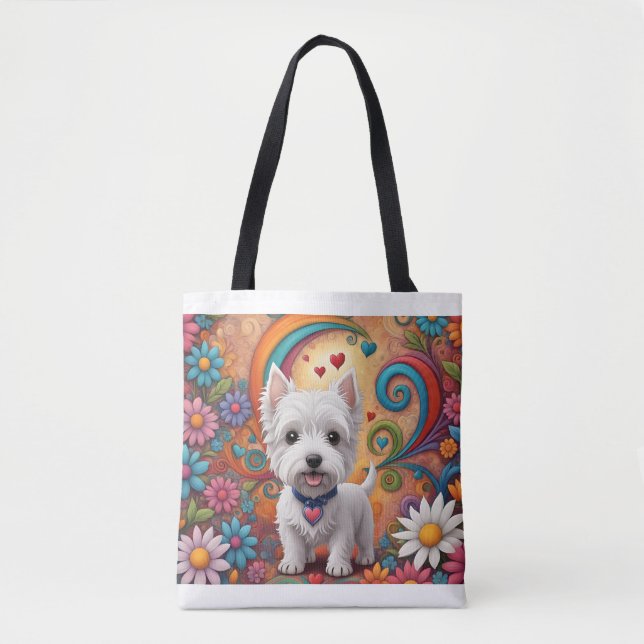Westie Tote Bag (Vorderseite)