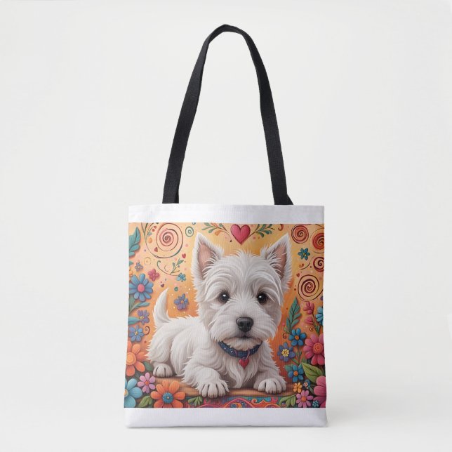 Westie Tote Bag (Vorderseite)
