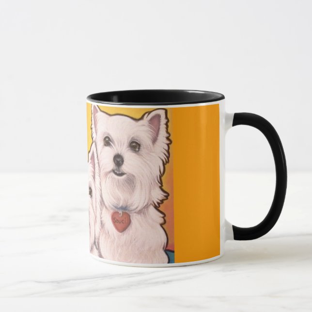 Westie Trio-Tasse Tasse (Rechts)