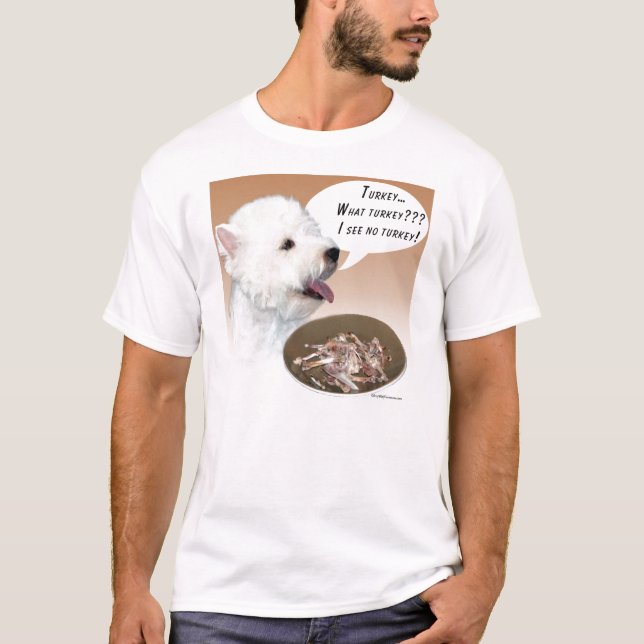 Westie Turkey T - Shirt (Vorderseite)