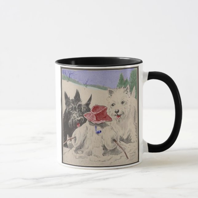 Westie u. Scottie-Tasse Tasse (Rechts)