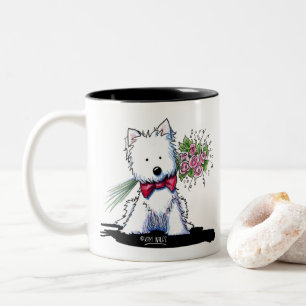 Westie Valentine Prince Tasse