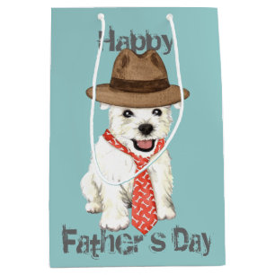 Westie Vater Mittlere Geschenktüte