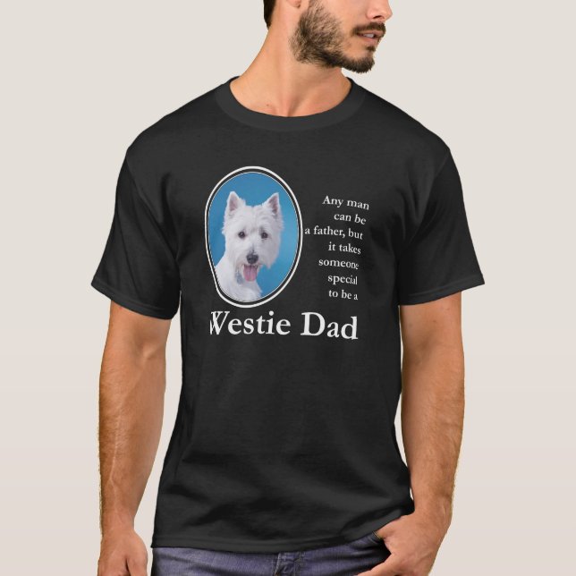 Westie Vater-T - Shirt (Vorderseite)