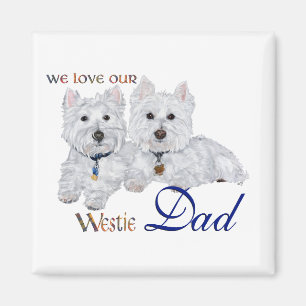 Westie Vatertag Magnet
