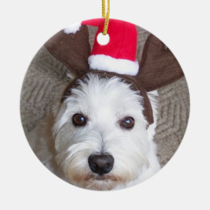 Westie Verzierung Keramikornament