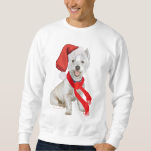 Westie Weihnachtshelfer Sweatshirt