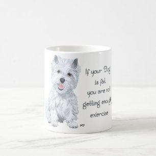 Westie-Weisheit - Dicker Hund? Tasse