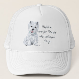 Westie-Weisheit mit Augenzwinkern - Kinder . . . Truckerkappe