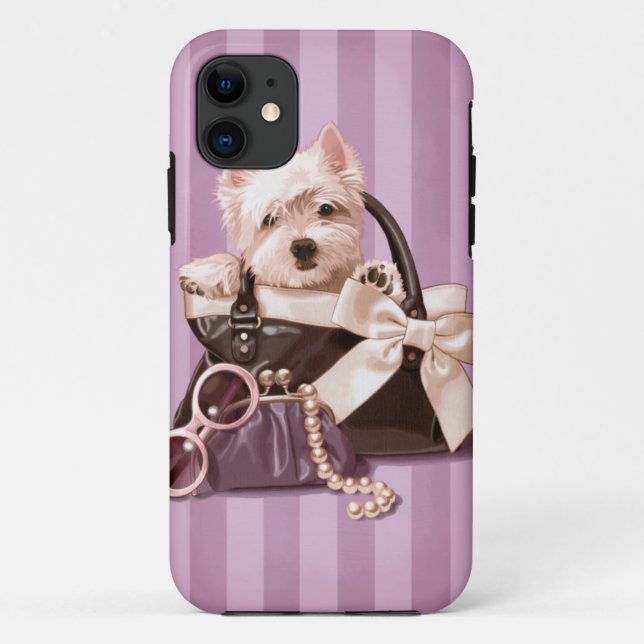 Westie Welpe Case-Mate iPhone Hülle (Rückseite)