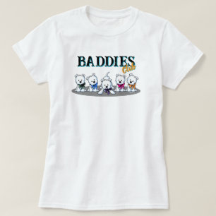 Westie-Welpen BÖSEWICHTE 100% Baumwoll-T-Shirt T-Shirt