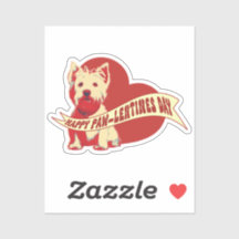 Westie (West Highland White Terrier) Pawlentine