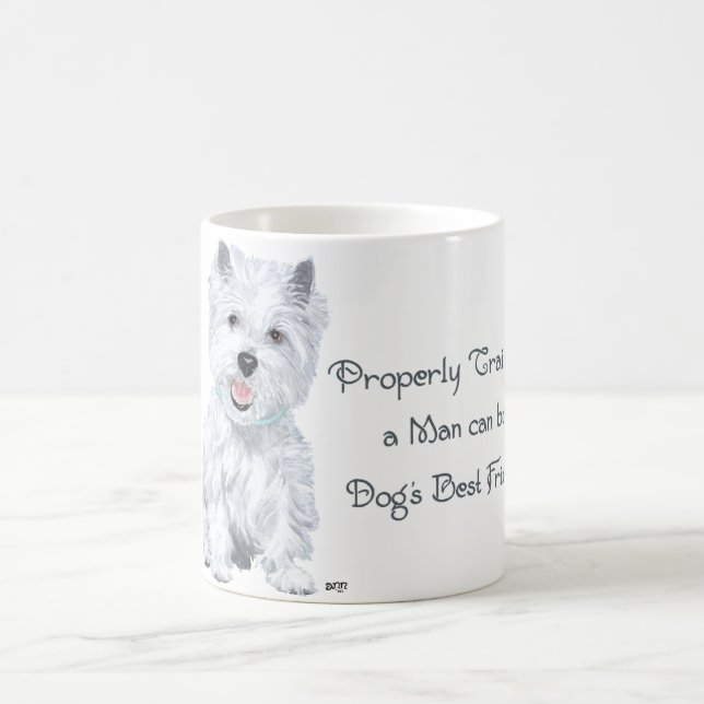 Westie Worte der Weisheit Tasse (Mittel)