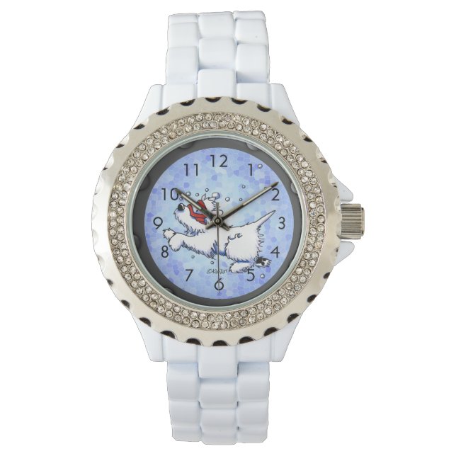 Westie Wrist Watch Armbanduhr (Vorderseite)